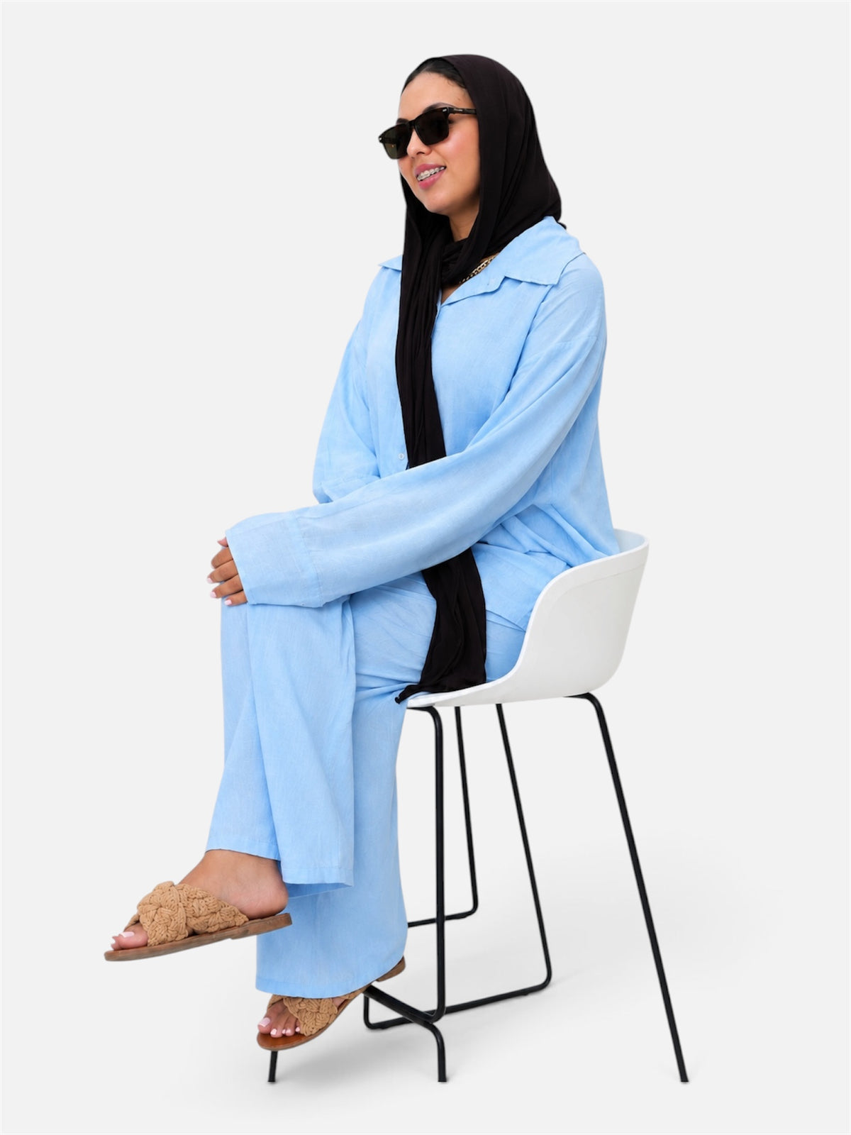 Chemise Sélène |Bleu ciel