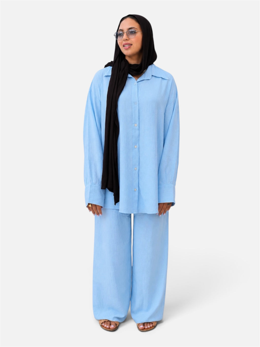 Chemise Sélène |Bleu ciel