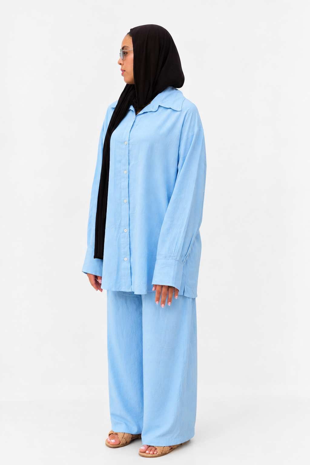 Chemise Sélène |Bleu ciel